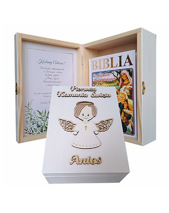 Pamiątka Pierwszej Komunii Świętej - Biblia, Prowansalska Manufaktura