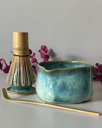 Zestaw do matcha - OUTLET - matchawan + stojak, bien.ceramics