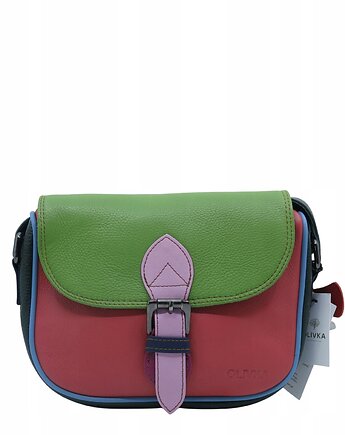 Listonoszka torebka damska skóra naturalna kolorowa oryginalna OLIVKA, Olivka Warsaw