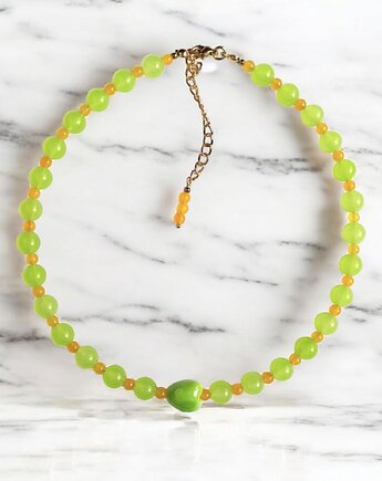 Choker : summer collection : lime & lemon, kaktusia