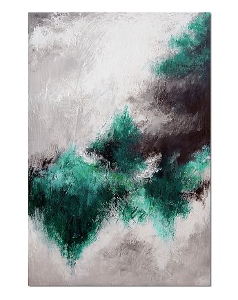 Green zone IV, abstrakcja, obraz ręcznie malowany, Galeriai