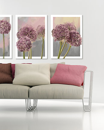 OBRAZ NA PŁÓTNIE - 3 części 50x70, NOWdeco