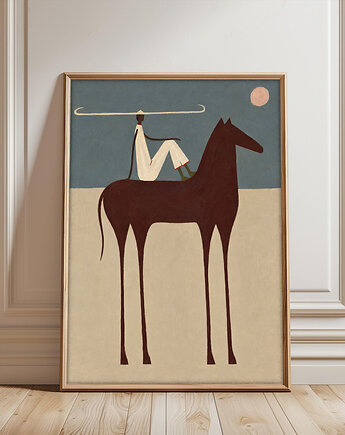 Plakat Jeździec Pustynnego Horyzontu, Harvest Maison