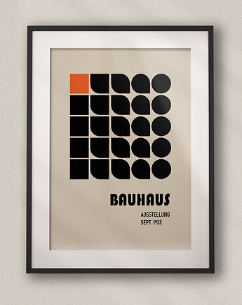Minimalistyczny plakat - Bauhaus #15 - Do salonu, sypialni, biura, DAPIDOKA
