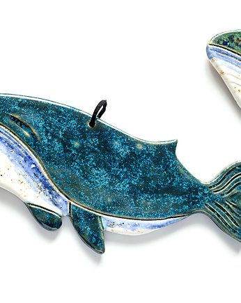 Wieloryb ceramiczna zawieszka, studnia ceramiczna