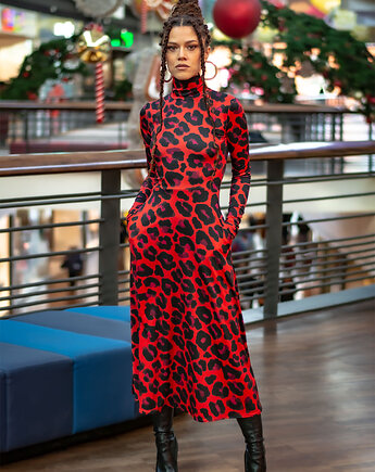 Sukienka z golfem - Agata Solar Tropic, milita nikonorov