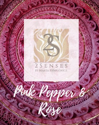 Świeca  Pink Pepper & Rose  100 ml mlecznik, 2senses