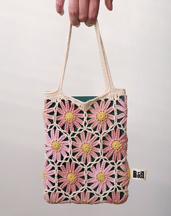 Kwietna torebka, Bal handmade