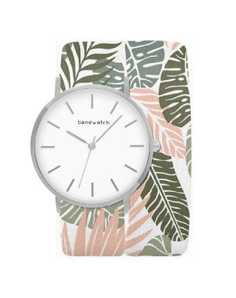 Zegarek damski wiązany - Paradise island - Tarcza Srebrna, Bandwatch