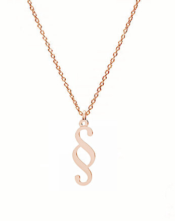 Naszyjnik Paragraf -różowe złoto, ISSI Jewelry