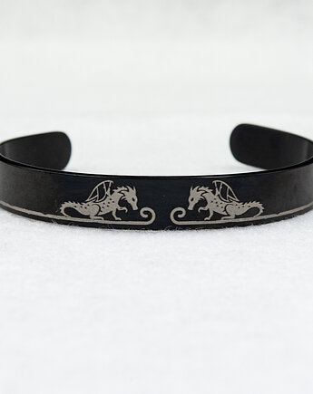 Bransoletka goth stal 001, Hippograph