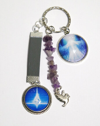 Breloczek, talizman - Uwolnienie, medytacja, ametyst