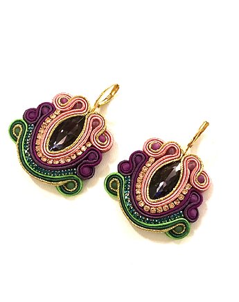 Sutaszowe kolczyki DJERBA, Sylwia Żak