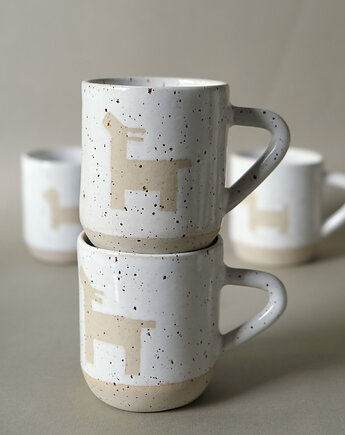 Kubek ceramiczny, podpora ceramika