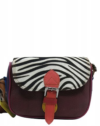 Listonoszka torebka damska skóra naturalna kolorowa oryginalna OLIVKA, Olivka Warsaw