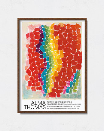 Alma Thomas - Exhibition Poster, Pas De LArt