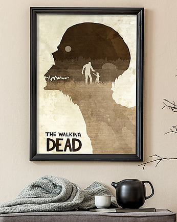 Żywe Trupy - The Walking Dead - plakat fine art, minimalmill