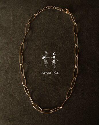 Naszyjnik Łańcuch duże oczka, MAYBEJWLR