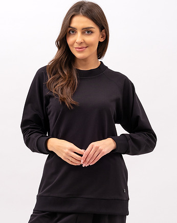 Bluza damska raglan basic ,,ADALET"czarny, 3 for U