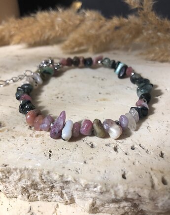 Bransoletka turmalin, hematiti