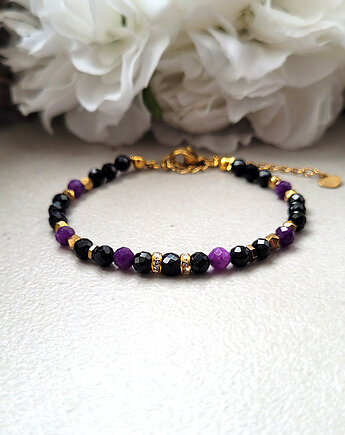 Szczęście- Elegancka bransoletka z Turmalinem, Seylla pracownia