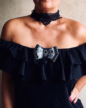 Brosza   Glamour  NEW, Pudrowy Różowy