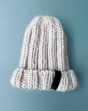 100%  MERINO czapka, PANAPUFA