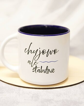 Kubek Chu*owo ale Stabilnie Granatowy, tulimy