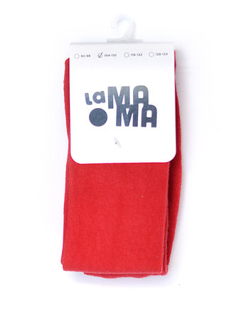 rajstopy dziecięce - czerwone, Lamama