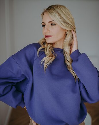 Bluza Basic oversize lila, BejbiStory