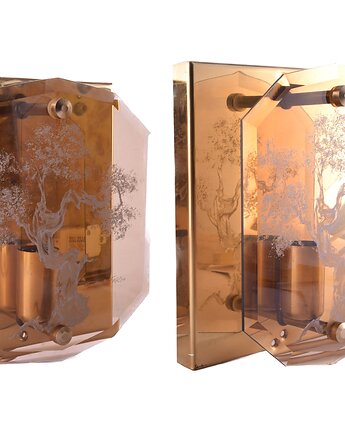 Luigi Colani Baum Tokyo 2 kinkiety lata 70 design kolekcjonerski 22x18x8cm, Strzecha