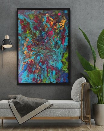 Obraz "Laguna"70x100, Anna Maria Majkutewicz