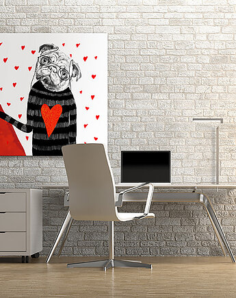 OBRAZ NA PŁÓTNIE -Serce prowadzi 120x80cm, NOWdeco