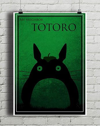 Plakat Totoro - Miyazaki, Ghibli, minimalmill
