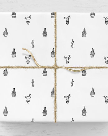 Papier pakowy  biały 3 arkusze, Wrap and Pack