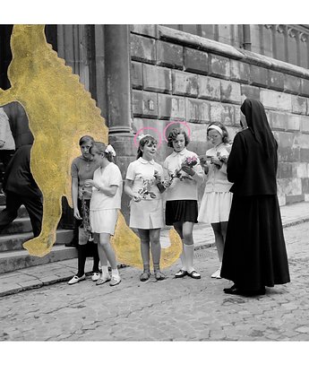 Kolaż #2 z serii: "Wszystko wskazuje na to, że wygrałyśmy", 2019, Ewa Pasternak