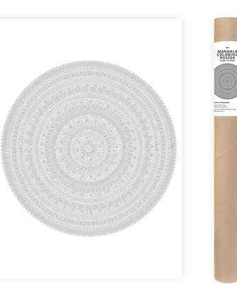 Trudna Mandala - Plakat do Kolorowania, Anna Grunduls Design