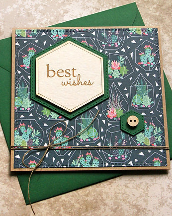 Best wishes - UNIWERSALNA kaktus(i)owa kartka, kaktusia