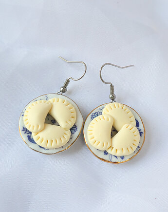 Kolczyki pierogi na talerzu, Lemon Lovely
