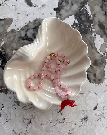 Krewetka i różowy kwarc, Juicy Beads