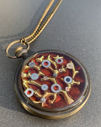 WISIOR - TREE OF LIFE III - zodiak - dwustronny - unikat, DROBINY CZASU