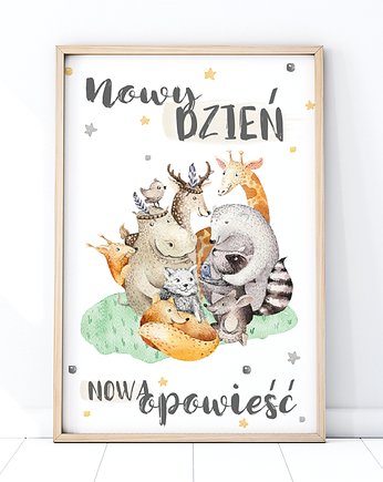 PLAKAT NOWE OPOWIEŚCI P034, Yoko Design