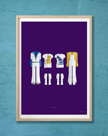 Plakat ABBA, minimalmill