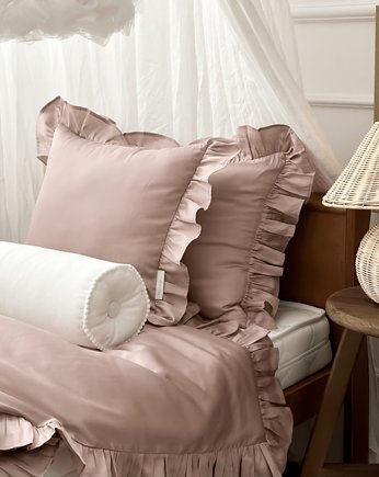 Poduszka z falbanką Margaret Dusty pink, Cotton & Sweets