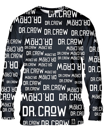 Bluza Bez Kaptura Męska DR.CROW Logo Napisy, DrCrow