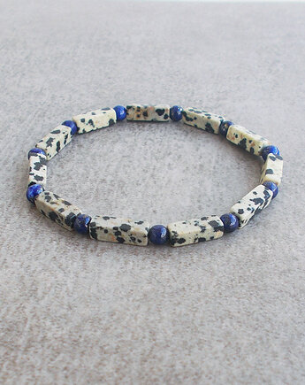 Lapis lazuli i Dalmatyńczyk Bransoletka, galeria nuit