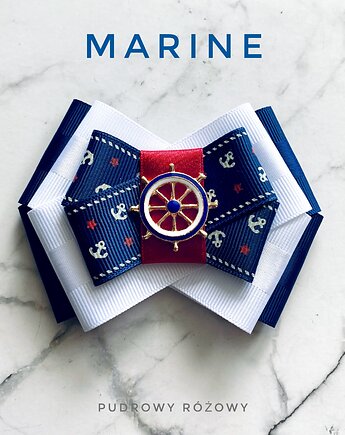 Brosza Marynarska / Żeglarska  Kolekcja MARINE  NEW, Pudrowy Różowy