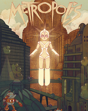 Ilustracja Metropolis, kamilamoth