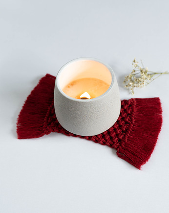Podkładka makramowa RED, wu handmade