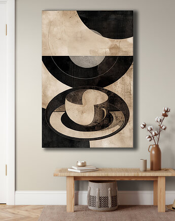 Geometria natury - Obraz na płótnie - Druk Blejtrama, Minimalizm, Loft #113, Black Sapphire Art